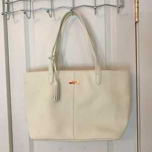 Onna Ehrlich white leather bag